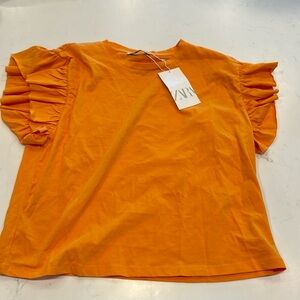 Zara orange woman’s top